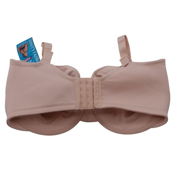 NWT Vanity Fair Beauty Back Full Figure Underwire Minimizer Bra Sz 36H Neutral - Picture 9 of 12